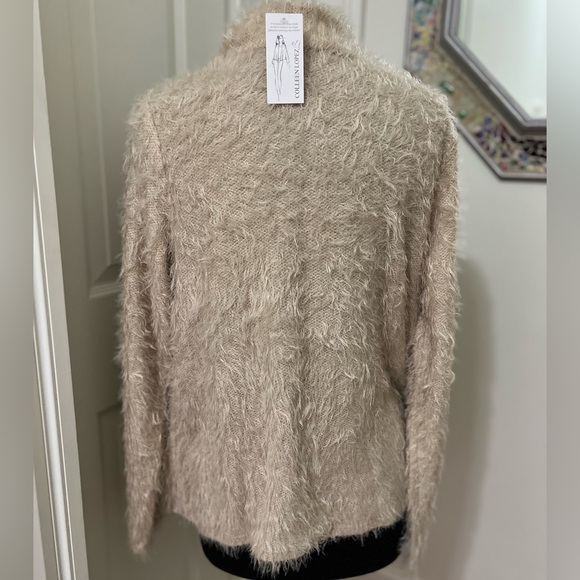 NWT Colleen Lopez Fuzzy Open Cardigan - Picture 7 of 13